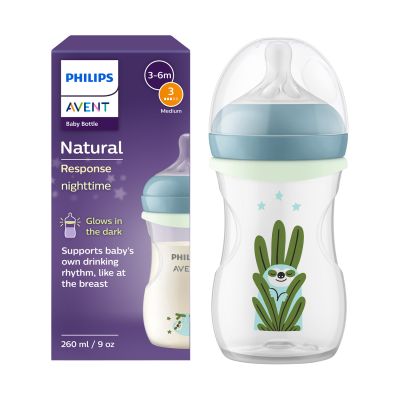 Philips Avent Babyfles Natural Response Glow in the Dark - 260 ml