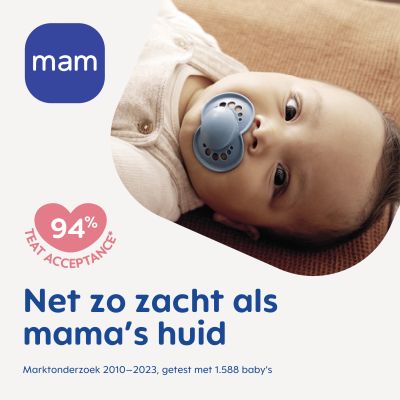 MAM Original Fopspeen - 6-16 Mnd - Blue MAM Original Fopspeen - 6-16 Mnd - Blue