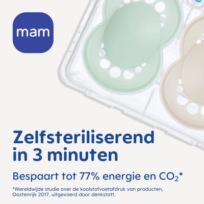 MAM Original Fopspeen - 6-16 Mnd - Blue MAM Original Fopspeen - 6-16 Mnd - Blue