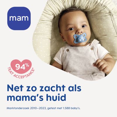 MAM Original Night Fopspeen - 0-6 Mnd - Blue MAM Original Night Fopspeen - 0-6 Mnd - Blue