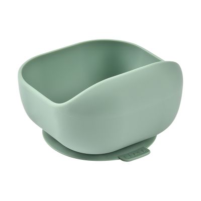 Beaba Siliconen Kom met Zuignap - Sage Green Beaba Siliconen Kom met Zuignap - Sage Green