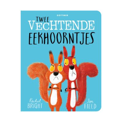 Gottmer Livre en carton - Deux écureuils qui se battent