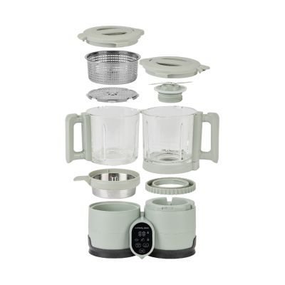 Babymoov Nutribaby Stoomkoker - Glass - Celadon Green Babymoov Nutribaby Stoomkoker - Glass - Celadon Green