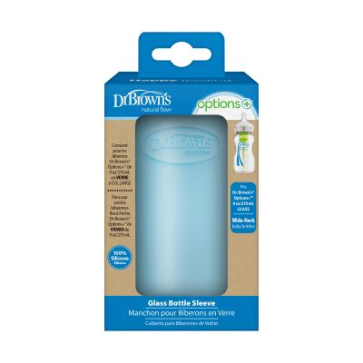 Dr. Brown's Flesbeschermer Brede Hals Blauw 270ml Dr. Brown's Flesbeschermer Brede Hals Blauw 270ml
