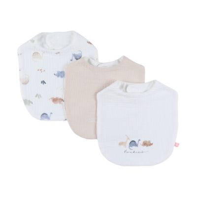 Noukie’s Slabbetjes Set - Dino - 3 Stuks