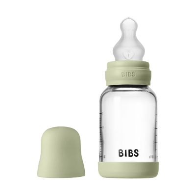 BIBS Fles - Slow Flow - 120 ml - Silicone/Glas