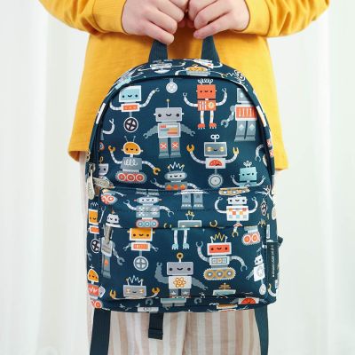 A Little Lovely Company Little backpack - Robots