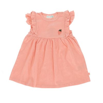 Babylook - Robe Strawberries - Crêpe corail amande