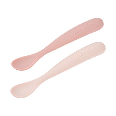 Béaba Set de 2 cuillères en silicone 1er âge