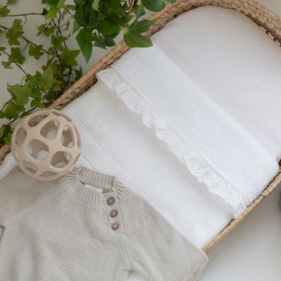 Baby's Only Calm Wiegdeken Teddy - Wit 