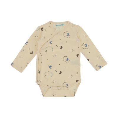 Babylook Night Romper Overslag - Buttercream