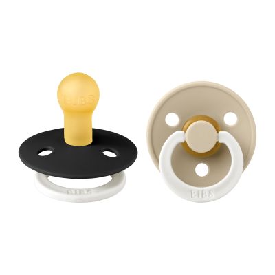 BiBs Glow In The Dark Fopspeen - Rond - 2 Stuks