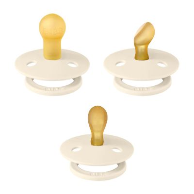BiBs Try-It Fopspeen - 3 Stuks - 0-6 Mnd - Ivory BiBs Try-It Fopspeen - 3 Stuks - 0-6 Mnd - Ivory