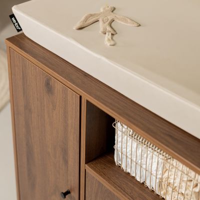 Bopita Lit 60 x 120 - Commode - Armoire 2 portes XL - Zara - Noyer Bopita Lit 60 x 120 - Commode - Armoire 2 portes XL - Zara - Noyer