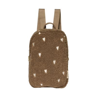 Studio Noos Teddy Hearts Mini Backpack - Brown