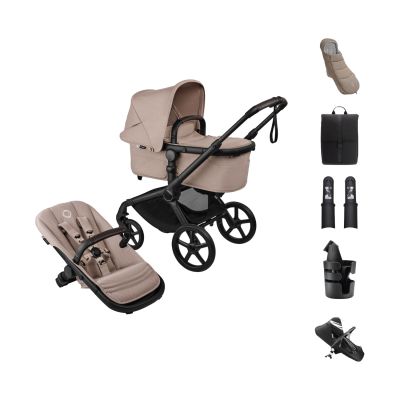 Bugaboo Fox 5 Renew 2-in-1 Kinderwagen - Essentiële Bundel - Desert Taupe Bugaboo Fox 5 Renew 2-in-1 Kinderwagen - Essentiële Bundel - Desert Taupe