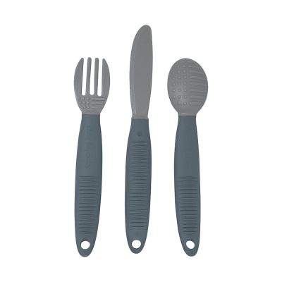 Busy Baby Kinderbestek 3-Delig - Pewter