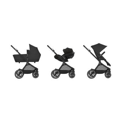 Cybex EOS Basic One Box 3-in-1 Kinderwagen - Moon Black