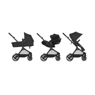 Cybex EOS Basic One Box 3-in-1 Kinderwagen - Moon Black