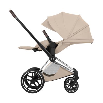 Cybex Priam 5 Style 2-in-1 Kinderwagen Chrome Brown - Cozy Beige Cybex Priam 5 Style 2-in-1 Kinderwagen Chrome Brown - Cozy Beige