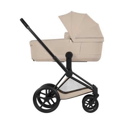 Cybex Priam 5 Comfort 2-in-1 Kinderwagen Matt Black - Cozy Beige