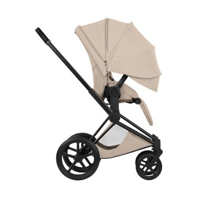 Cybex Priam 5 Style 2-in-1 Kinderwagen Matt Black - Cozy Beige Cybex Priam 5 Style 2-in-1 Kinderwagen Matt Black - Cozy Beige