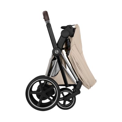 Cybex E-Priam 5 Style 2-in-1 Kinderwagen Chrome Brown - Cozy Beige Cybex E-Priam 5 Style 2-in-1 Kinderwagen Chrome Brown - Cozy Beige