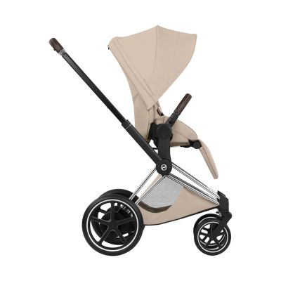 Cybex E-Priam 5 Style 2-in-1 Kinderwagen Chrome Brown - Cozy Beige Cybex E-Priam 5 Style 2-in-1 Kinderwagen Chrome Brown - Cozy Beige