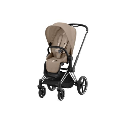 Cybex Priam 4 2-in-1 Kinderwagen Chrome Black - Cozy Beige Cybex Priam 4 2-in-1 Kinderwagen Chrome Black - Cozy Beige