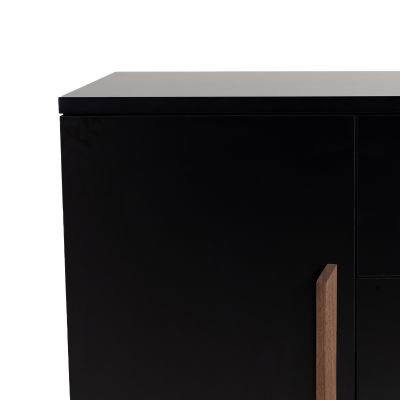 TWF Meegroeibed - Commode XL 3 Laden 1 Deur Modena Walnoot TWF Meegroeibed - Commode XL 3 Laden 1 Deur Modena Walnoot