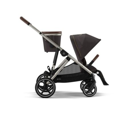 Cybex Gazelle S Tweelingwagen - Chocolate Brown