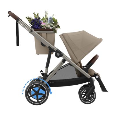 Cybex E-Gazelle S 4-in-1 Kinderwagen Set M - Almond Beige Cybex E-Gazelle S 4-in-1 Kinderwagen Set M - Almond Beige