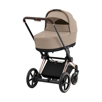 Cybex E-Priam 4 2-in-1 Kinderwagen Rosegold - Cozy Beige Cybex E-Priam 4 2-in-1 Kinderwagen Rosegold - Cozy Beige