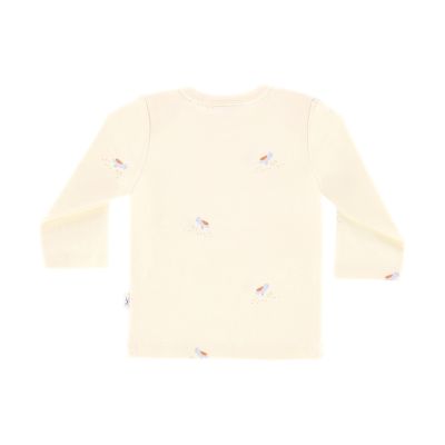 DAY T-Shirt Lange Mouw - Cream - Mt. 50/56 DAY T-Shirt Lange Mouw - Cream - Mt. 50/56