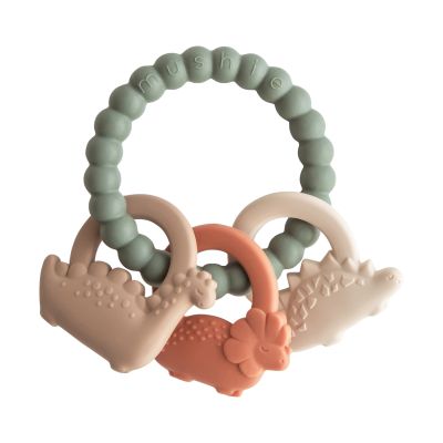 Mushie Teething Ring Dino