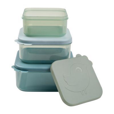 Done By Deer Snackbox Set M - Elphee - 3 Stuks - Blue Done By Deer Snackbox Set M - Elphee - 3 Stuks - Blue