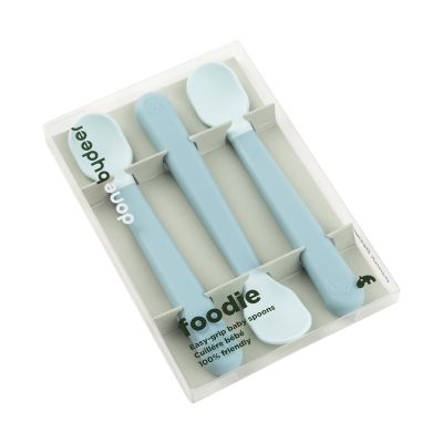 Done By Deer Easy Grip Lepels - 3 Stuks - Blue Done By Deer Easy Grip Lepels - 3 Stuks - Blue