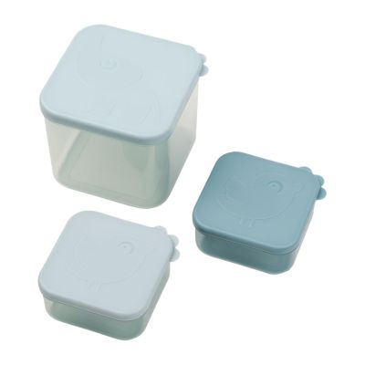 Done By Deer Snackbox Set M - Elphee - 3 Stuks - Blue Done By Deer Snackbox Set M - Elphee - 3 Stuks - Blue