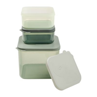 Done By Deer Snackbox Set L - Elphee - 3 Stuks - Green Done By Deer Snackbox Set L - Elphee - 3 Stuks - Green