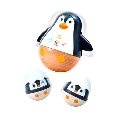 Hape Babyspeelgoed - Wobbling Penguin Family