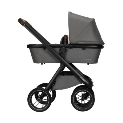Dubatti One E5 2-in-1 Kinderwagen Black/Dark Brown