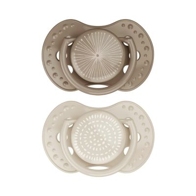 Difrax Sucette Dynamic Harmony Creme - L Brown 0-3 mn