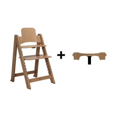 Kidsmill Up! Kinderstoel Eikenhout Incl. Houten Babyset