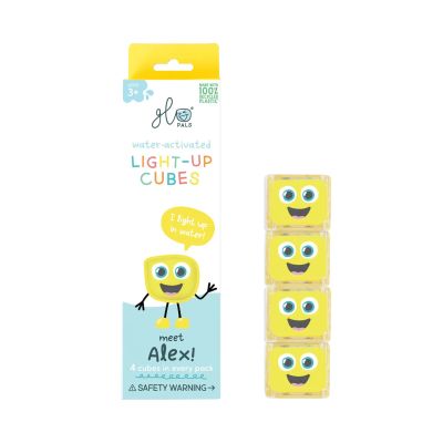 Glo Pals Light Up Cubes - 4 Stuks