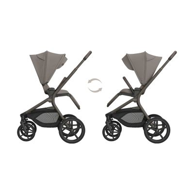 Kikkaboo Goya 2-in-1 Kinderwagen Platinum - Mocca