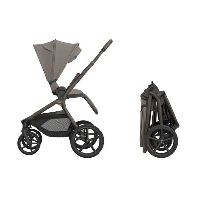 Kikkaboo Goya 2-in-1 Kinderwagen Platinum - Mocca