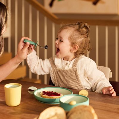 Jollein Kinderserviesset - Siliconen - Jade Shades