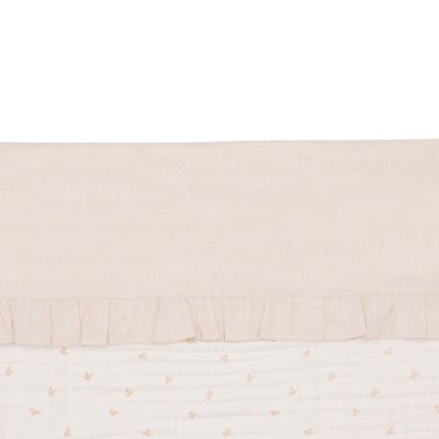 Jollein Wieglaken Ruffle Natural 75  x 100 cm