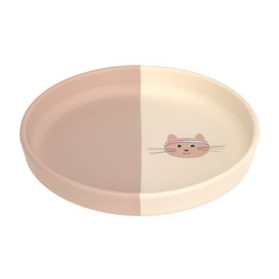 Lässig Tiny Team Cat Bord - Siliconen - Roze 