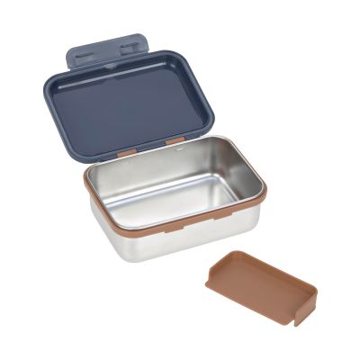 Lässig Lunchbox RVS Little Gang Smile Navy